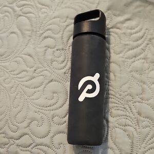 Peloton Matte Black Bottle with White Logo